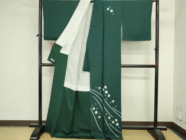 平和屋着物●訪問着 絞り 舞花 正絹 逸品 DABI5615op