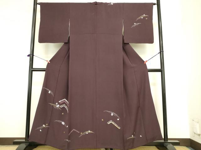 平和屋着物●訪問着 風景花文 金彩 正絹 逸品 DABI5866op