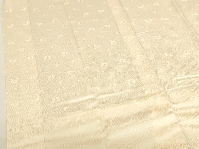 平和屋着物●長襦袢 無双仕立て 草花地紋 正絹 逸品 DABI5874op