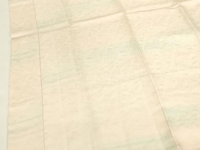 平和屋着物●長襦袢 袷 横段文 暈し染め 銀通し地 半衿刺繍 正絹 逸品 DABI5876op