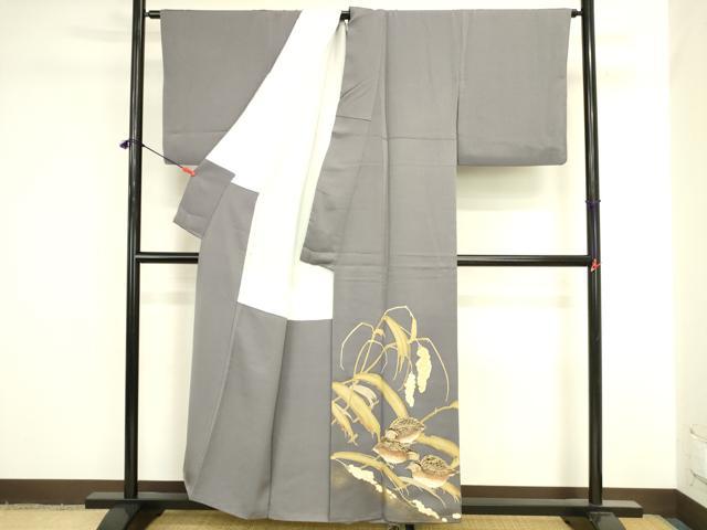 平和屋着物●豪華色留袖 花鳥文 金彩 正絹 逸品 DABI5930op