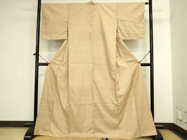 平和屋着物●上質な紬 横段文 正絹 逸品 DABI5946op