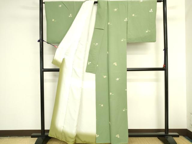 平和屋着物●上質な小紋 舞花 正絹 逸品 DABI5952op
