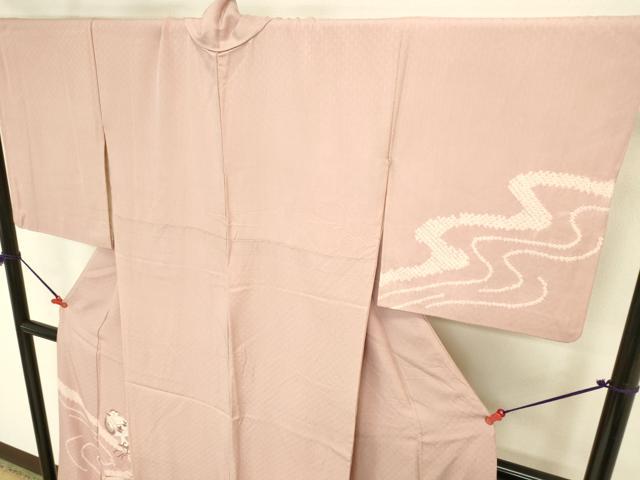 平和屋着物●訪問着 刺繍 絞り 花小槌文 正絹 逸品 DABI5959op