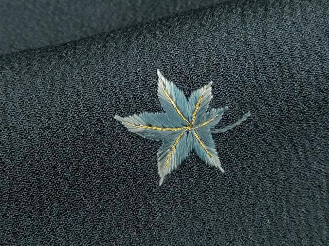 平和屋着物▼訪問着 総刺繍 舞花 金糸 正絹 逸品 DABI5967op