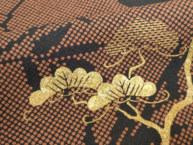 平和屋着物●訪問着 刺繍 花松文 金彩 正絹 逸品 DABI5971op