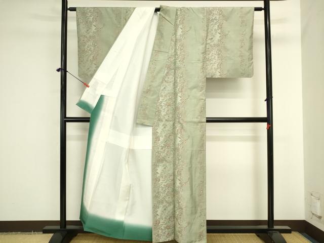 平和屋着物●本場大島紬 9マルキ 総絣 更紗花間道 正絹 逸品 DABI5990op