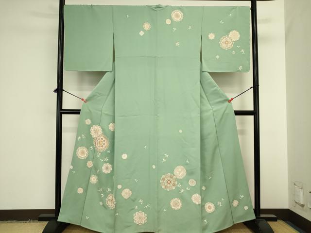 平和屋着物●訪問着 正倉院花文 金彩 正絹 逸品 DABI5997op