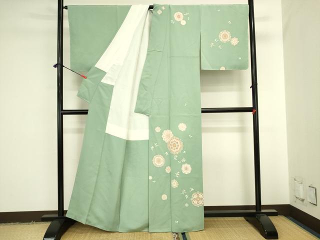 平和屋着物●訪問着 正倉院花文 金彩 正絹 逸品 DABI5997op