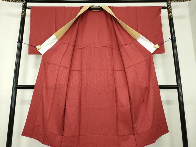 平和屋着物●上質な長襦袢 無双仕立て 半衿刺繍 紗綾形地紋 正絹 逸品 DABI6098ps