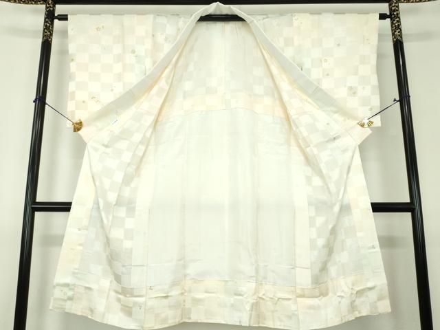 平和屋着物●上質な長襦袢 無双仕立て 舞桜 暈し染め 正絹 逸品 未使用 DABI6099ps