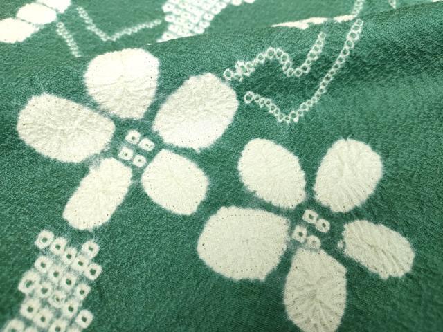 平和屋着物●訪問着 総絞り 枝梅 正絹 逸品 DABI6121ps