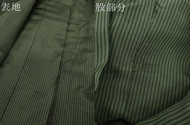 平和屋着物●男性 馬乗袴 縞 正絹 逸品 DABI6129ps