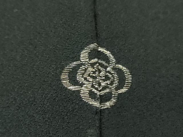 平和屋着物●訪問着 螺鈿 辻が花 暈し染め 黒地 金彩 正絹 逸品 DABI6247ps