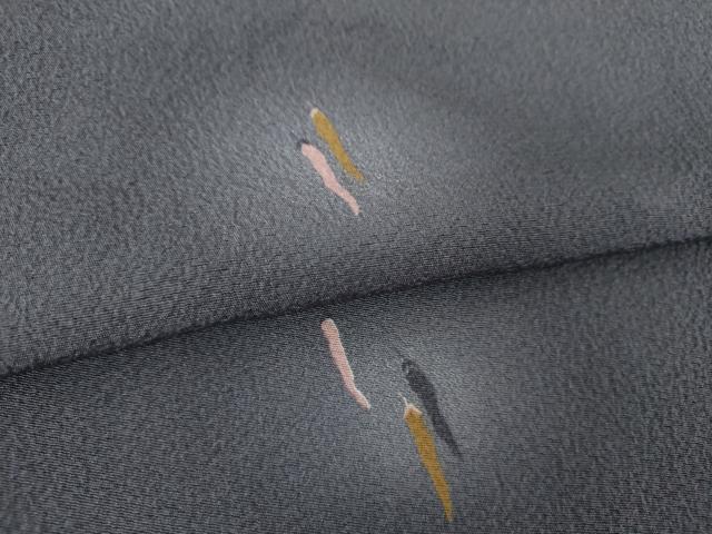 平和屋着物●上質な小紋 成り物 唐辛子 蛍暈し 正絹 逸品 DABI6389ps