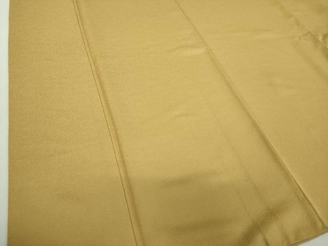 平和屋着物●上質な色無地 菊尽くし地紋 桑染色 正絹 逸品 DABI6394ps