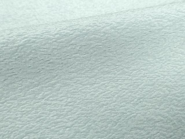 平和屋着物●上質な色無地 霞地紋 薄雲鼠色 ロング丈 正絹 逸品 未使用 DABI6408ps