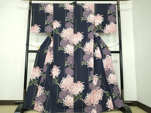 平和屋着物●小紋 乱菊 洗える着物 DABI6437ps