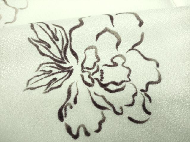 平和屋着物●小紋 草花文 洗える着物 DABI6438ps