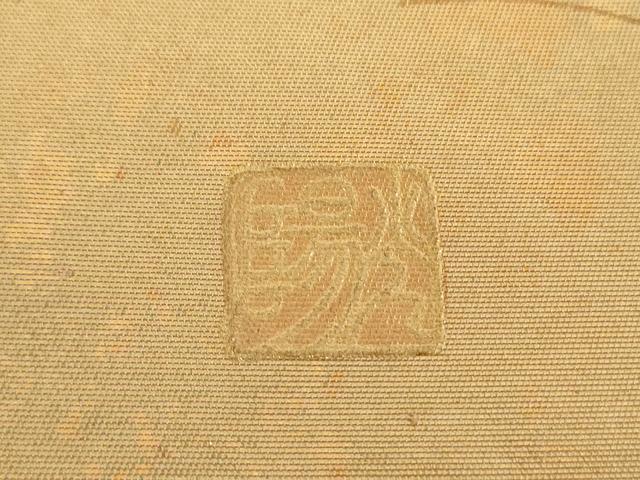 平和屋着物▼袋帯 螺鈿 籬花文 金彩 引箔 正絹 逸品 DABI6493ps