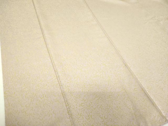 平和屋着物●黄金糸 お召 唐草文 正絹 逸品 未使用 DABI6596ps