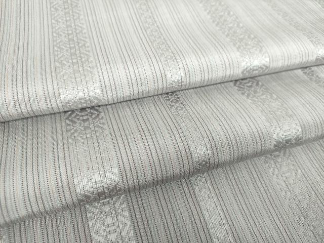 平和屋着物●本場筑前博多織 お召 献上 正絹 逸品 DABI6598ps