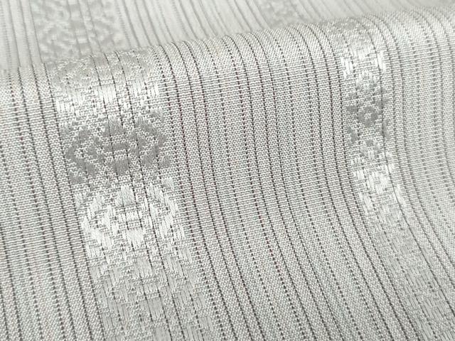 平和屋着物●本場筑前博多織 お召 献上 正絹 逸品 DABI6598ps