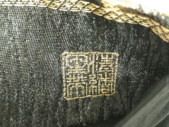 平和屋着物●西陣 京洛苑たはら謹製 六通柄袋帯 唐織 舞桜 金銀糸 正絹 逸品 DABI6824ps