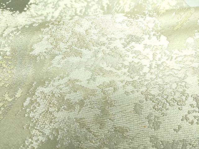 平和屋着物▼六通柄袋帯 立波文 金銀糸 正絹 逸品 DABI6857ps