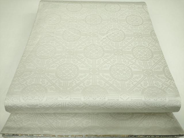 平和屋本店▼両面 全景全通柄袋帯 源氏物語絵巻 本金箔 正絹 逸品 DABI6919ps