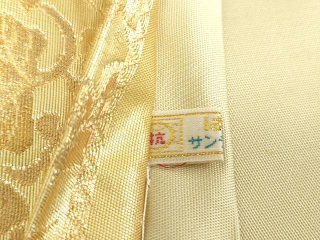 平和屋着物▼六通柄袋帯 正倉院鳳凰花文 金銀糸 引箔 正絹 逸品 DABI6922ps