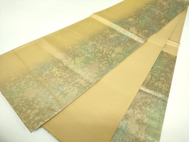 平和屋着物▼六通柄袋帯 霞文 引箔 正絹 逸品 DABI6993ps