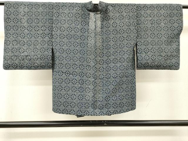 平和屋着物▽羽織 スリーシーズン 春夏秋 塵除け 花菱文 正絹 逸品 DABI7016fe