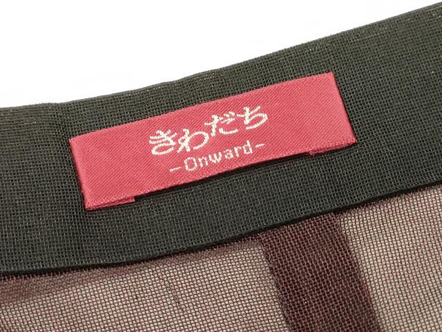 平和屋着物▽道行コート スリーシーズン 春夏秋 塵除け 黒地 正絹 逸品 DABI7019fe