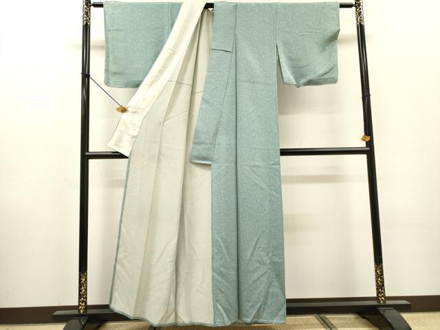 平和屋着物▽江戸小紋 単衣 南天文 正絹 逸品 DABI7023fe