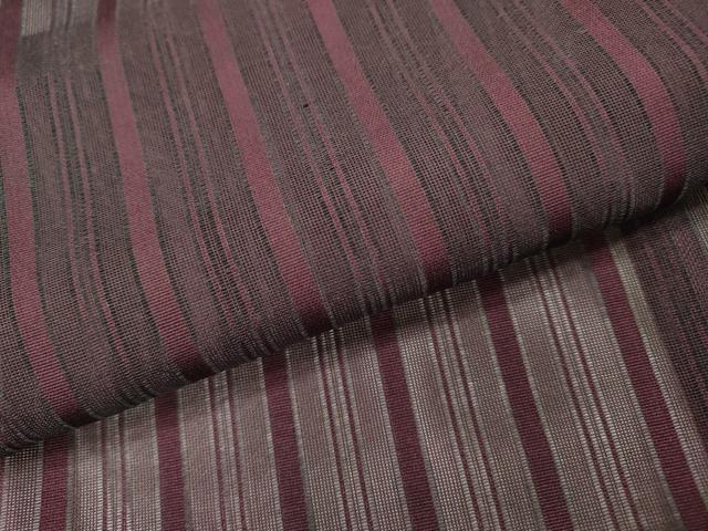 平和屋着物▽道行コート スリーシーズン 春夏秋 塵除け 縞 正絹 逸品 DABI7053fe