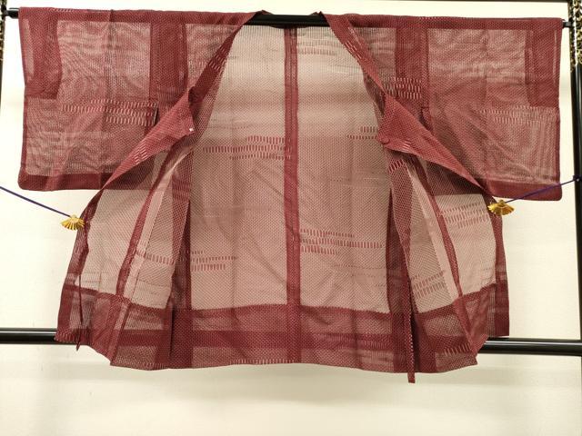 平和屋着物▽道行コート スリーシーズン 春夏秋 塵除け 霞文 正絹 逸品 DABI7055fe