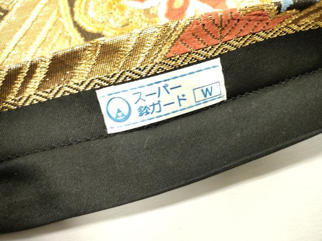 平和屋着物▼六通柄袋帯 唐織 正倉院花松文 金銀糸 鈴乃屋扱い 正絹 逸品 DABI7185fe