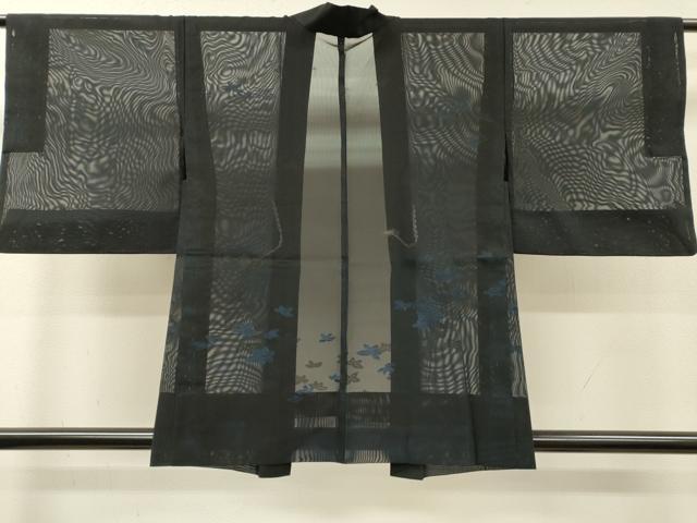 平和屋着物▽羽織 スリーシーズン 春夏秋 塵除け 楓 正絹 逸品 DABI7257fe