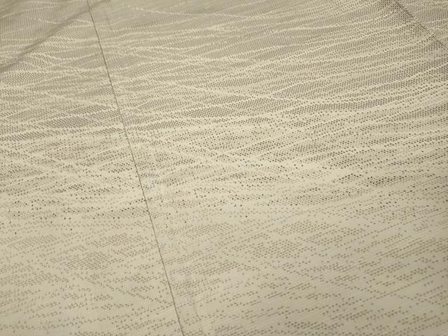 平和屋着物▽訪問着 単衣 紬地 霞文 正絹 逸品 DABI7265fe