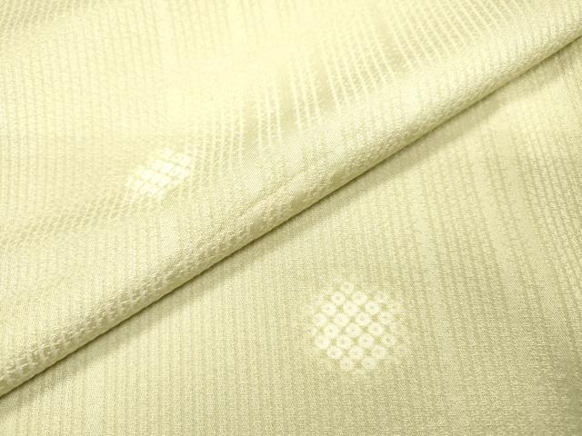 平和屋着物▽染師 久保伊知郎 小紋 単衣 鹿の子丸文 正絹 逸品 DABI7286fe