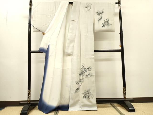 平和屋着物▼訪問着 松竹梅 暈し染 金彩 正絹 逸品 DABI7340fe