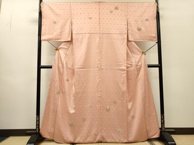 平和屋着物●中国三大刺繍 相良刺繍 総刺繍 訪問着 雪輪花文 正絹 逸品 DABI7348fe