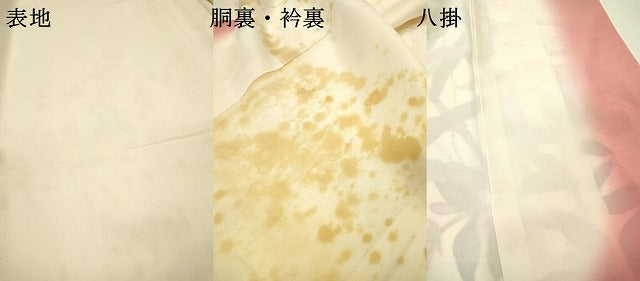 平和屋着物▼訪問着 作家物 手描き 花鳥文 正絹 逸品 DABI7365fe