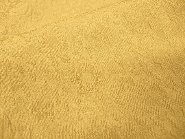 平和屋着物▼豪華振袖 辻が花地紋 玉蜀黍色 正絹 逸品 DABI7384fe