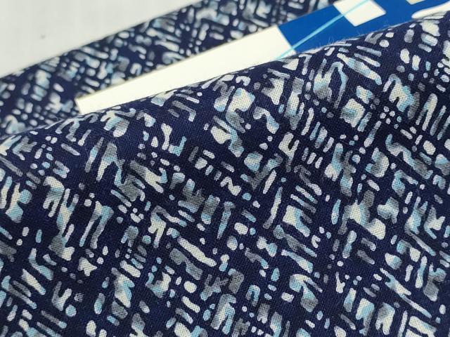 平和屋着物*夏物 浴衣 反物 着尺 注染 抽象文様 綿 逸品 未使用 DABI8098we