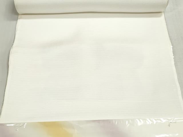 平和屋着物*夏物 長襦袢 反物 着尺 絽 生成り色 逸品 未使用 DABI8227we