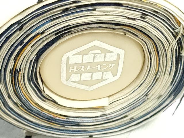 平和屋着物*夏物 浴衣 反物 着尺 笠 動物文 綿 未使用 DABI8301we