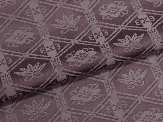 平和屋着物▼色無地 解き反物 着尺 蜀江花地紋 濃色 逸品 DABI8472we