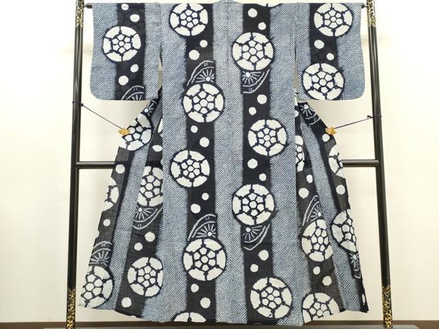 平和屋着物∴夏物 浴衣 有松鳴海絞り 花間道 綿 逸品 DABI8529cd